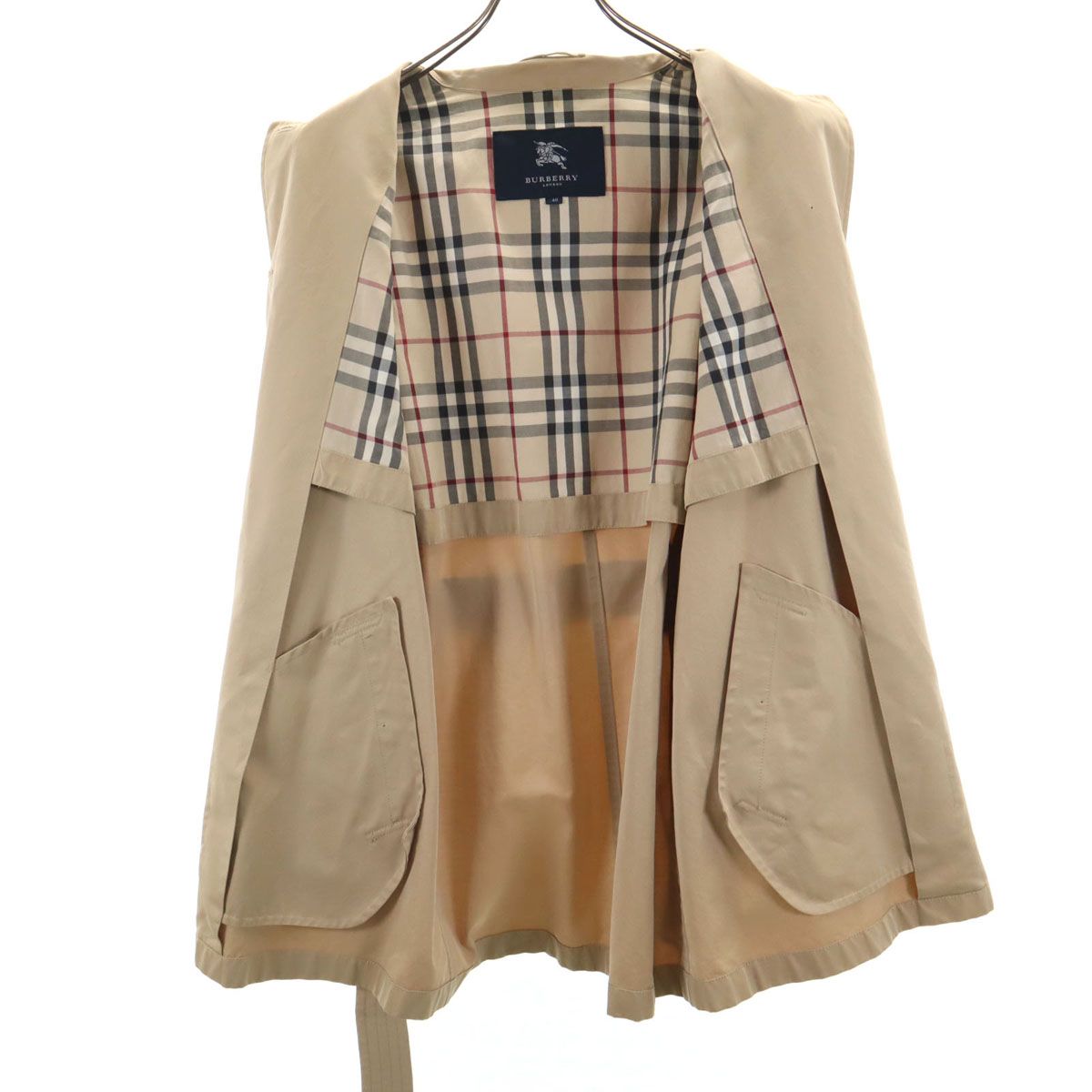 BURBERRY バーバリー ステンカラーコート 40 ベージュ 三陽商会  