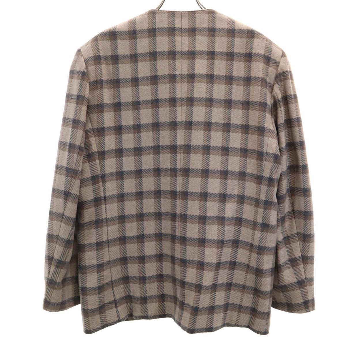 Herno ヘルノ 90s イタリア製 ウール ノー ジャケット 46 ベージュ系 レディース 古着