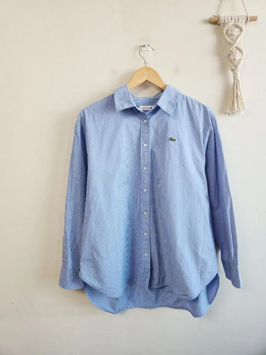 ラコステ オーバーサイズ シャツ 36
