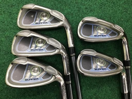 レディース！テーラーメイドBURNER PLUSアイアンセット5本 フレックスL