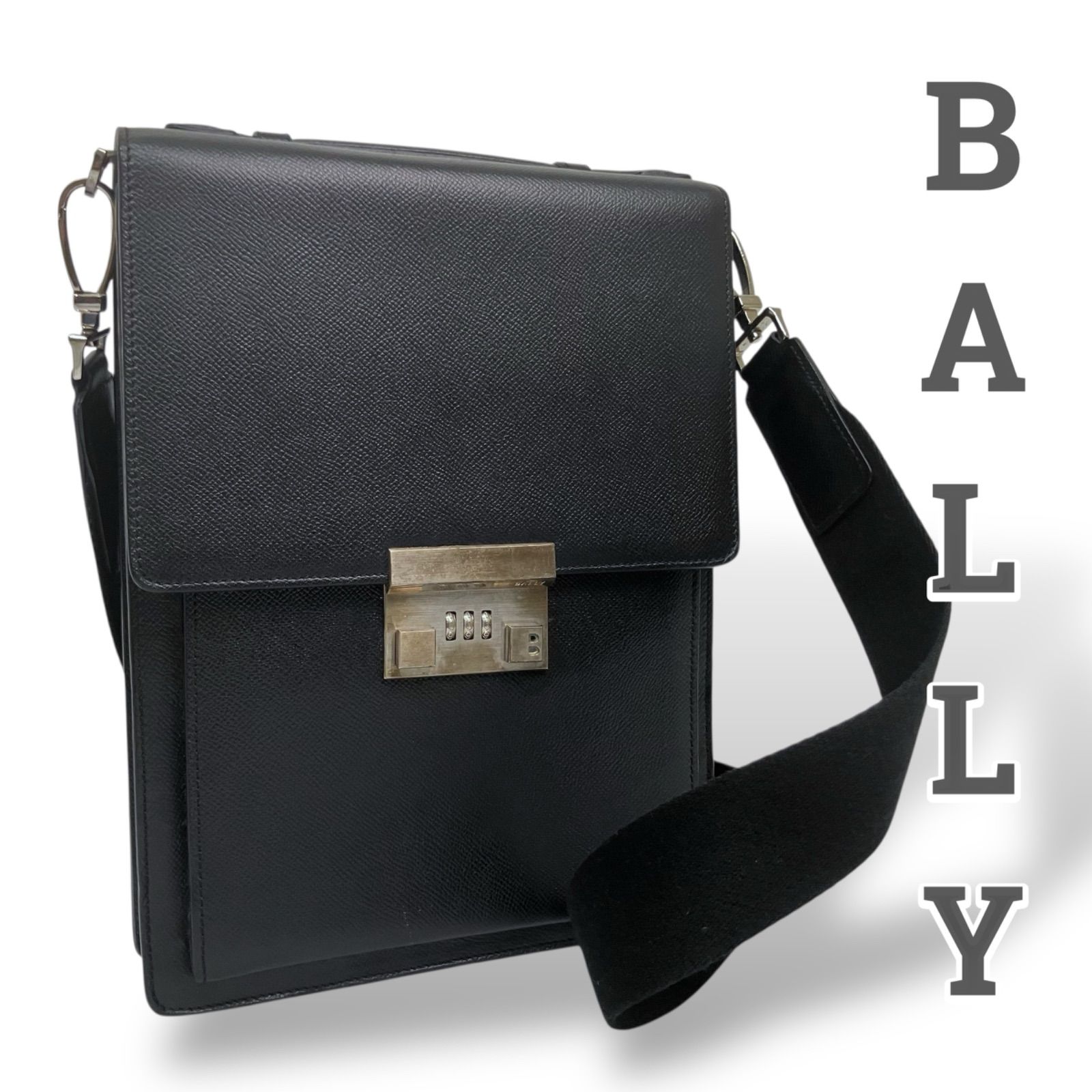 美品/希少○BALLY バリー メンズ ビジネス ショルダーバッグ