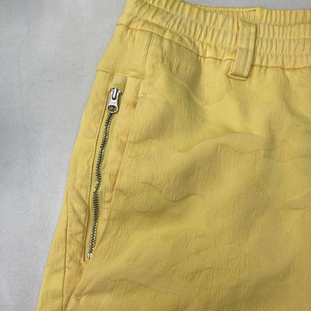 むら　未使用　マークアンドロナ　ハーフパンツ　イエロー サイズ：48 MARK&LONA マークアンドロナ 2024年 ハーフパンツ カモフラ