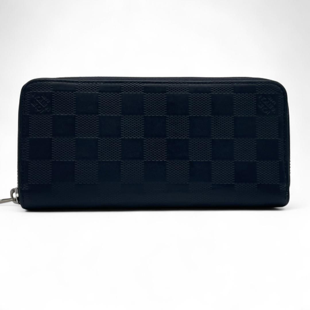 Y 超 ルイヴィトン ダミエアンフィニ ジッピーウォレット ヴェルティカル