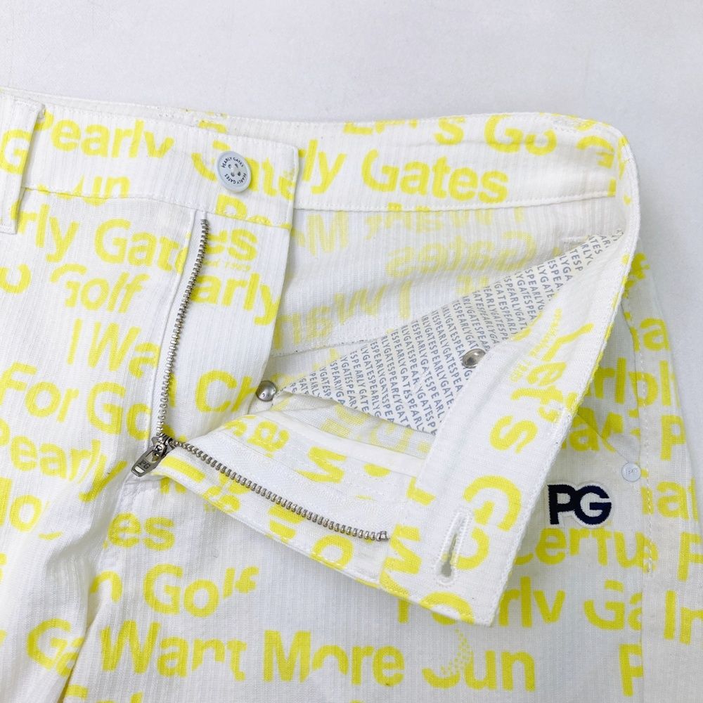 サイズ 1 PEARLY GATES パーリーゲイツ モデル ショートパンツ 総柄 イエロー系 240101505736 ゴルフウェア レディース ストスト LLC-HASEGAWATOSO_COM