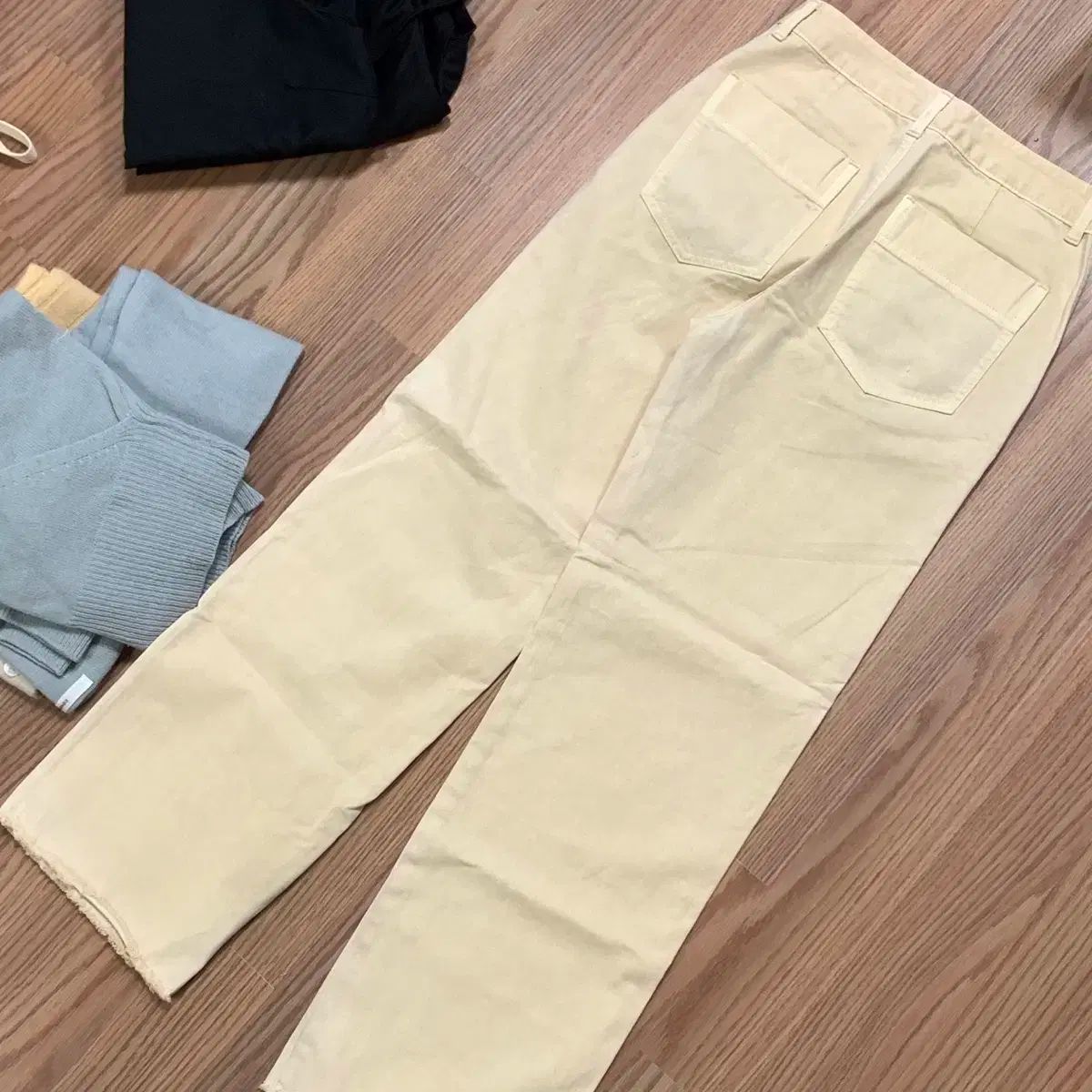 マリテフランソワジルボー レモンイェロー デニム パンツ 25 DECORATOM_COM_BR