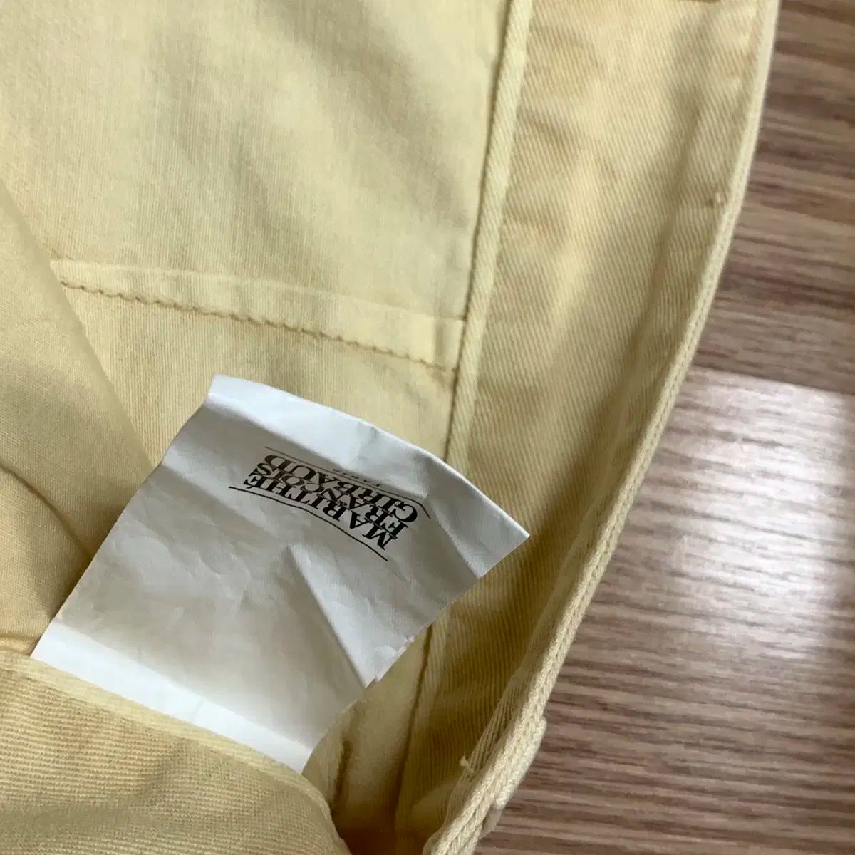 レモンイェロー デニム