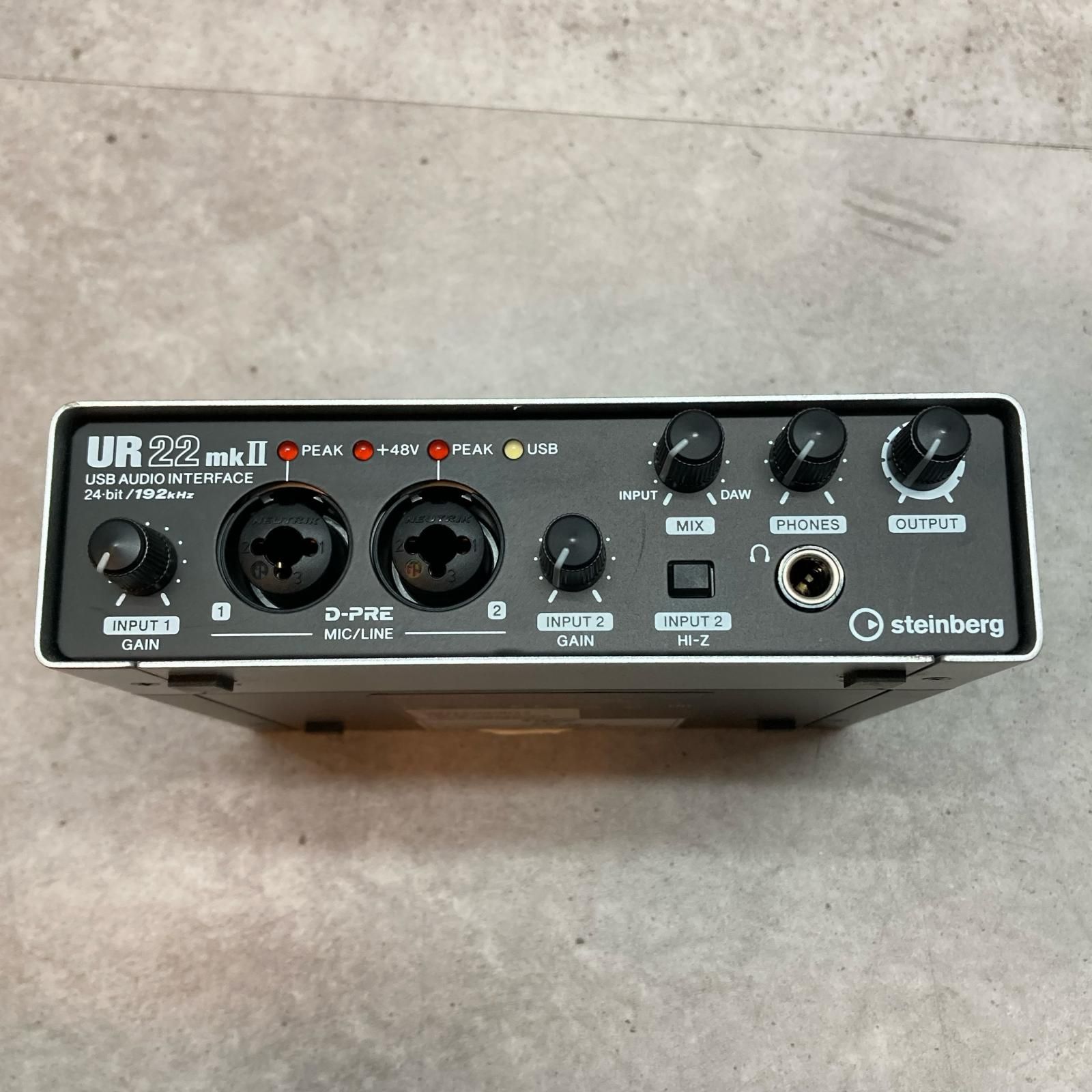 【大特価】 三重本店 楽器 Steinberg スタインバーグ DTM DAW 音響機器 UR22 mkII 477