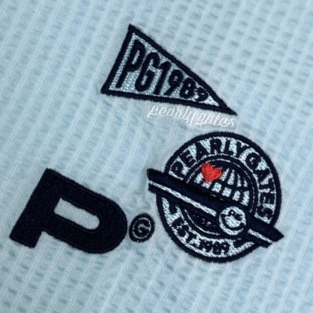 サイズ 2 PEARLY GATES パーリーゲイツ モデル 半袖ポロシャツ シアサッカー ニコちゃん ブルー系 240101547371 ゴルフウェア レディース ストスト LLC-HASEGAWATOSO_COM