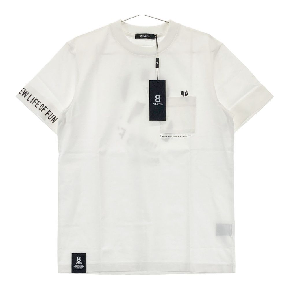サイズ M 8YARDS ハチヤーズ 8YDS-23020 半袖Tシャツ ホワイト系 240101547618 ゴルフウェア メンズ ストスト