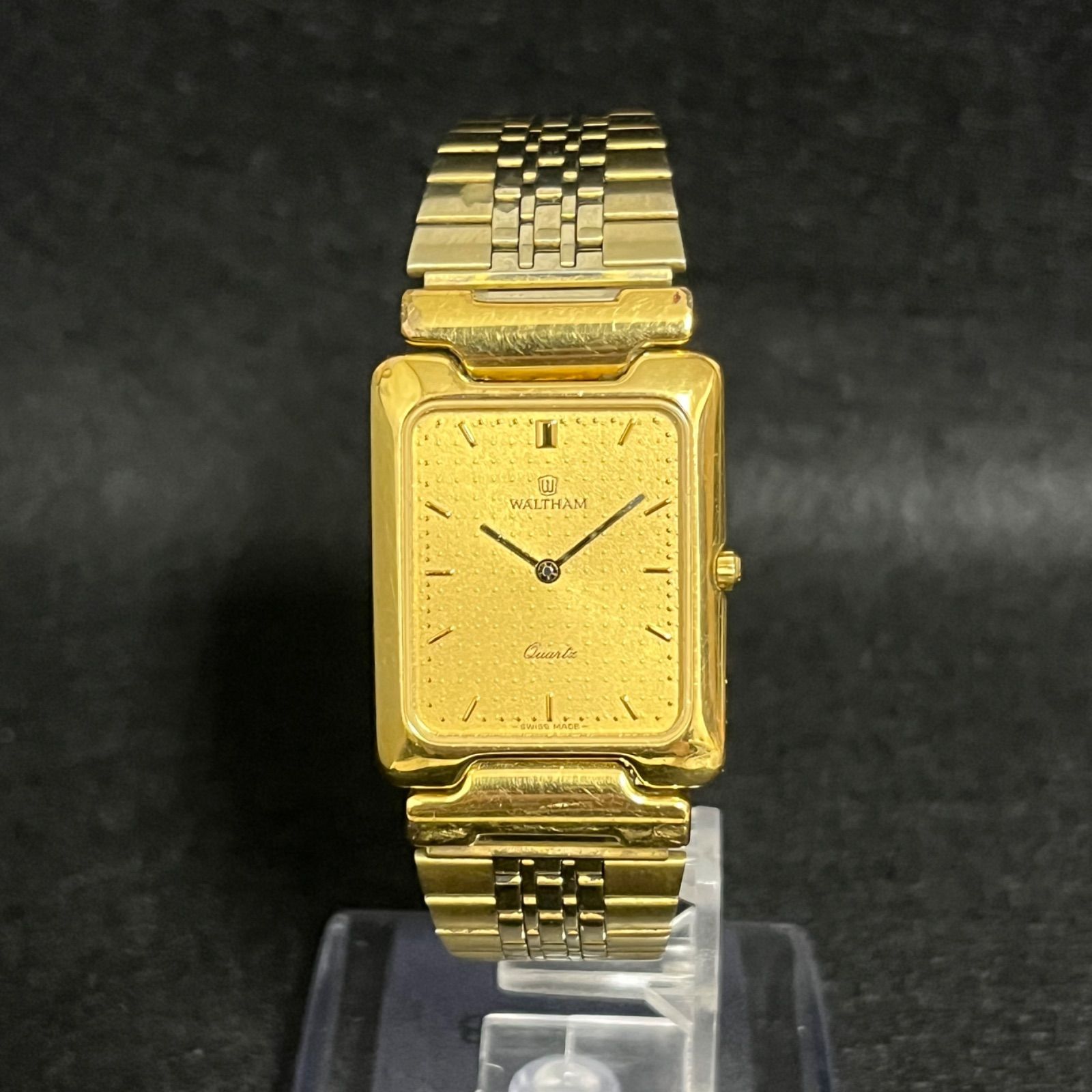 動作 済み WALTHAM ウォルサム 42400.26 L5N0282 ゴールド クオーツ レディース 腕時計 時計
