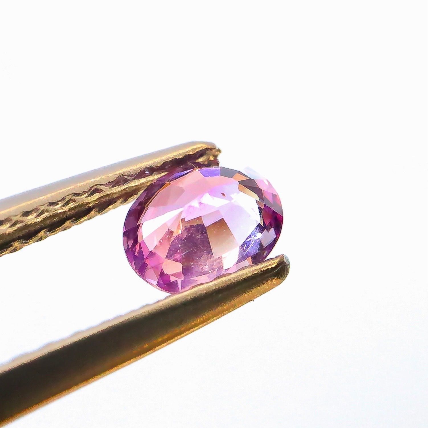 ピンクサファイア 蛍光 バイ ルース 鑑別書付き 0.491ct NEXPOTALLINN_EU