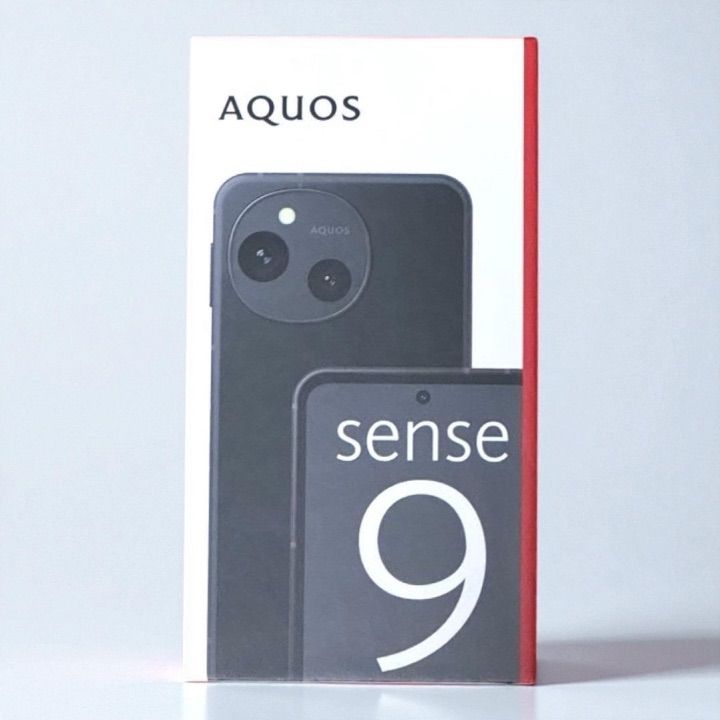 AQUOS sense9 ブラック 8GB/256GB 新品未開封 SHARP AQUOS sense9 256 BK SIMフリースマートフォン