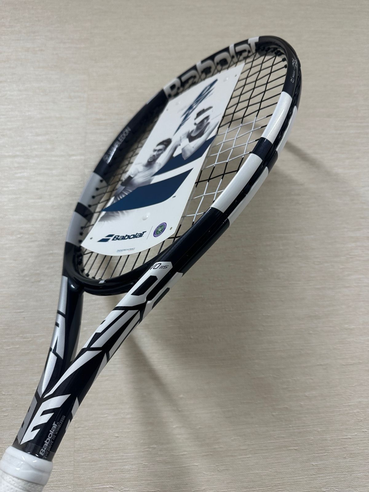 バボラ babolat エボドライブ 115 ウィンブルドン EVO DRIVE 115 WIMBLEDON 102523 グリップサイズ1 10 000円ラケットSET