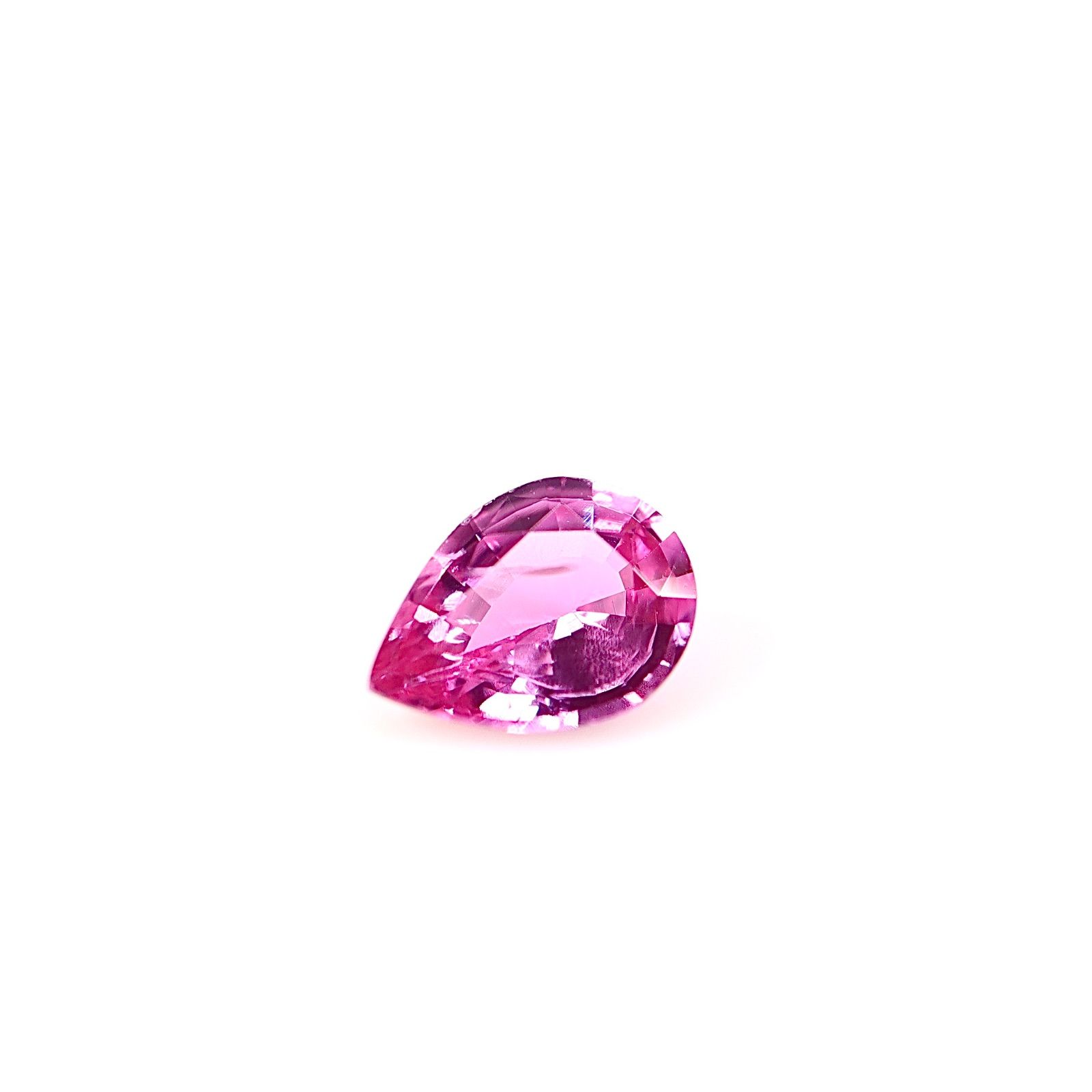 ピンクサファイア ペアシェイプカット ルース 0.338ct サファイア