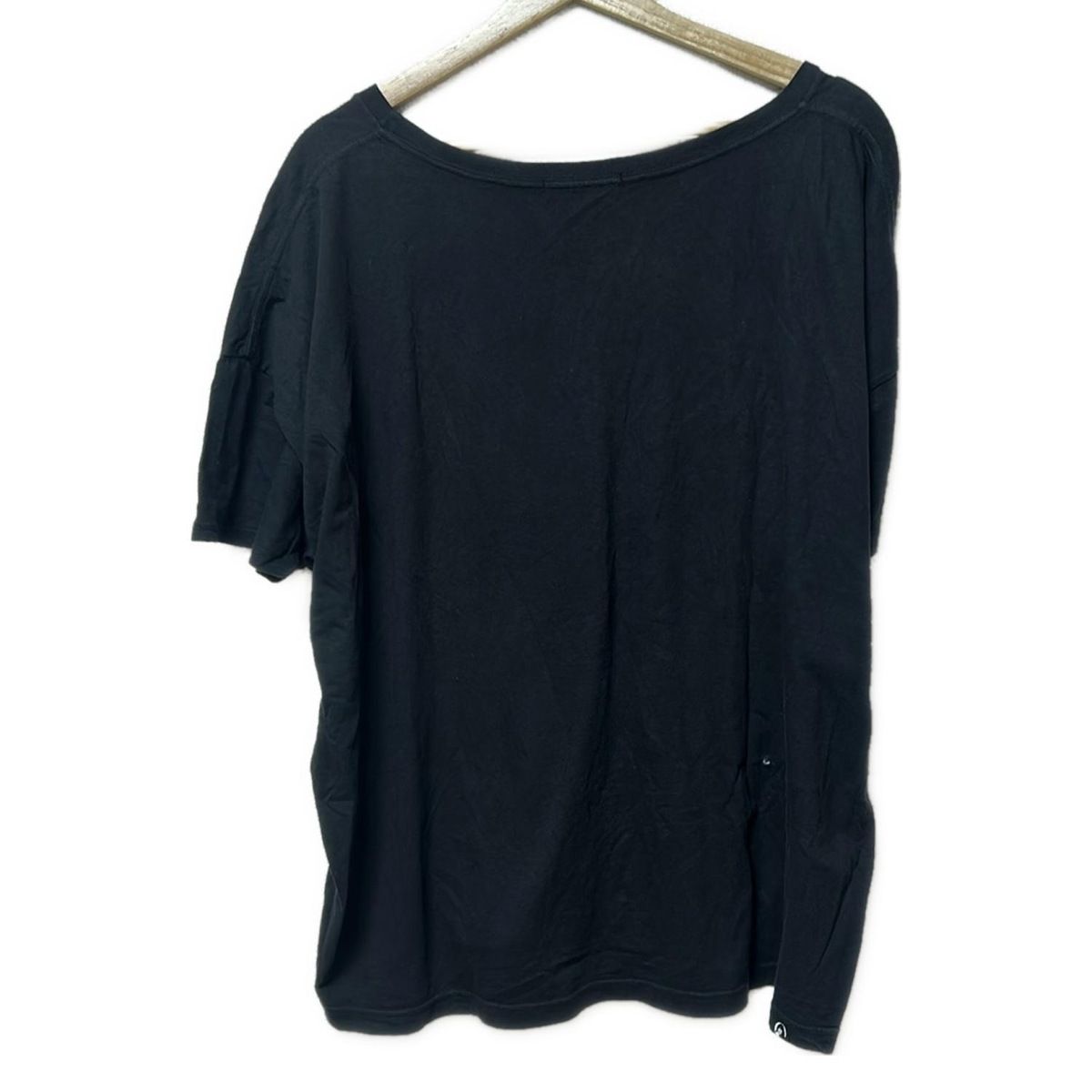 HYSTERIC GLAMOUR ヒステリックグラマー 半袖Tシャツ サイズFree F レディース - 黒×ブルーグリーン×マルチ