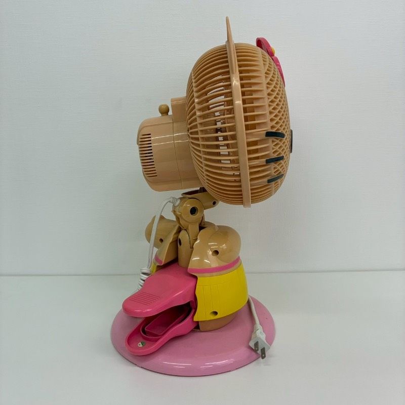 HELLO KITTY 2way 扇風機 18cm ガングロキティ