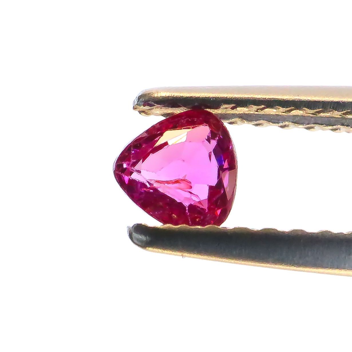 ルビー トリリアントカット ルース 鑑別書付き 0.308ct 宝石 GEM