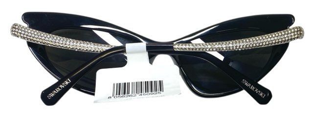 未使用 スワロフスキー サングラス キャットアイ キャッツアイシェイプ