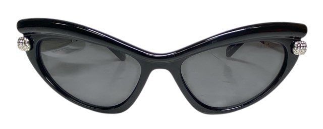 未使用 スワロフスキー サングラス キャットアイ キャッツアイシェイプ