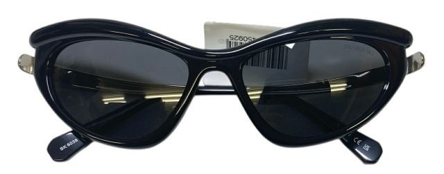 未使用 スワロフスキー サングラス キャットアイ キャッツアイシェイプ