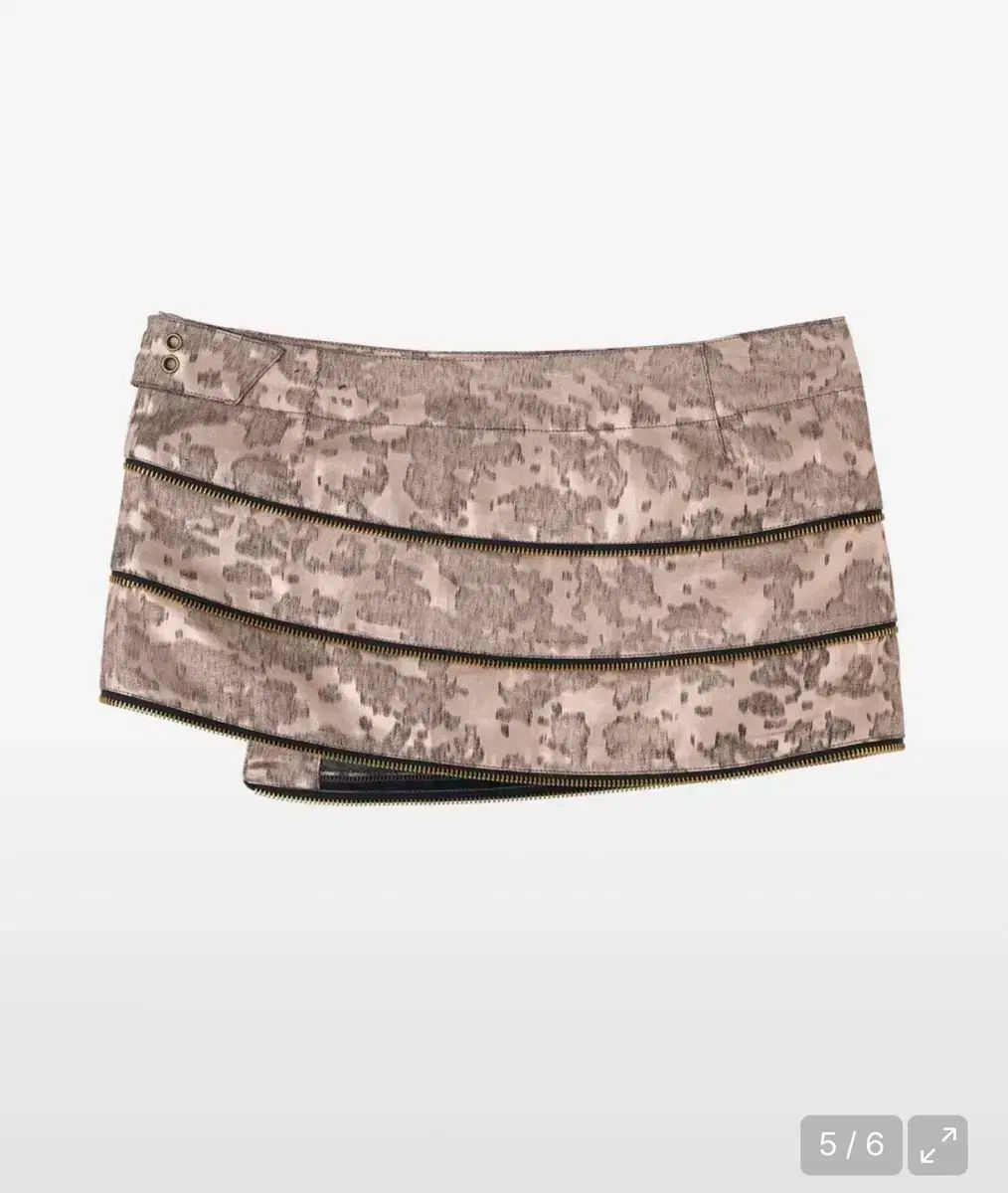 ベディー ジッパー レイヤード スカート s