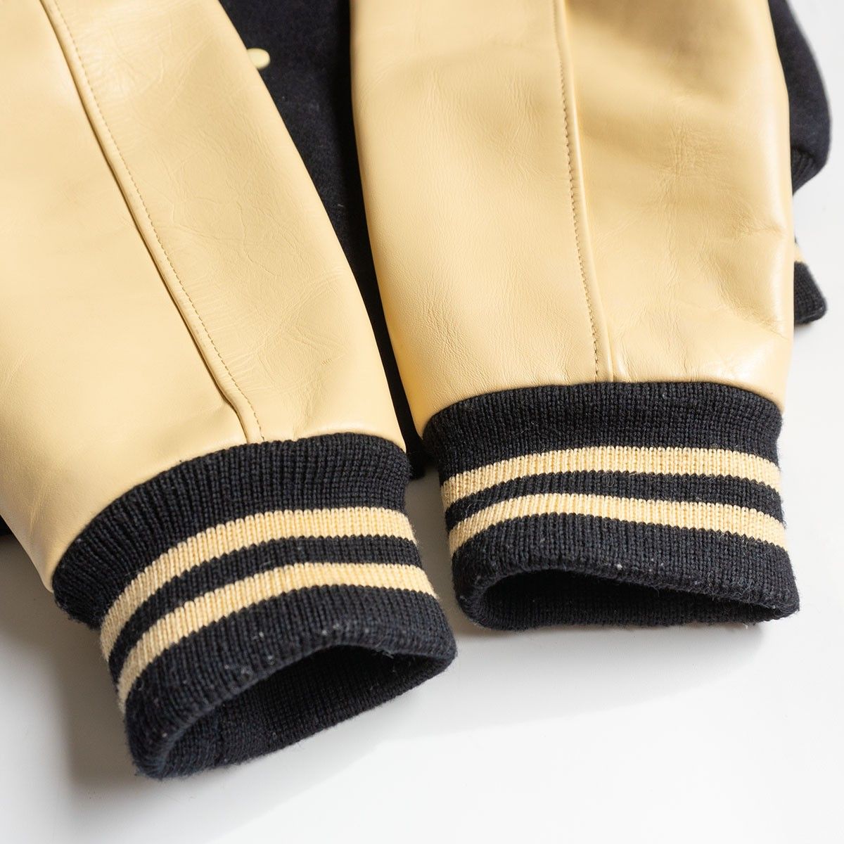 美品】 VAN JAC 【袖レザー スタジャン】M ヴァン ワッペン スタジアム