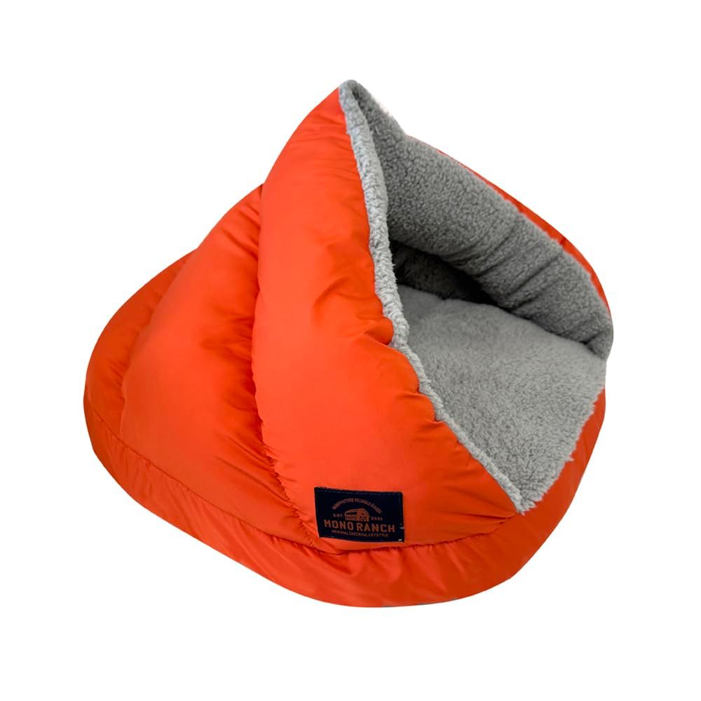 大得価，正規品 新品 ペットベッド【シェル型 屋根付き】犬 猫《洗える/軽量/出入りしやすい》アウトドア ドーム ハウス キルティングベッド ペットテント ドーム型ベッド クッション ふわふわ 防寒 防寒 ベッド