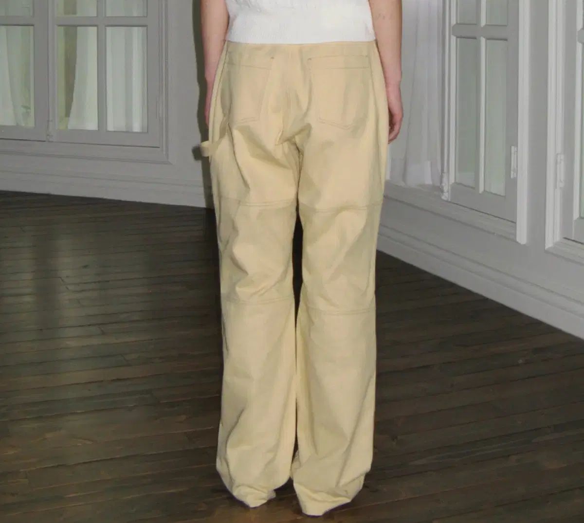 M シヌーン アウトポケット カーペンター コットン パンツ
