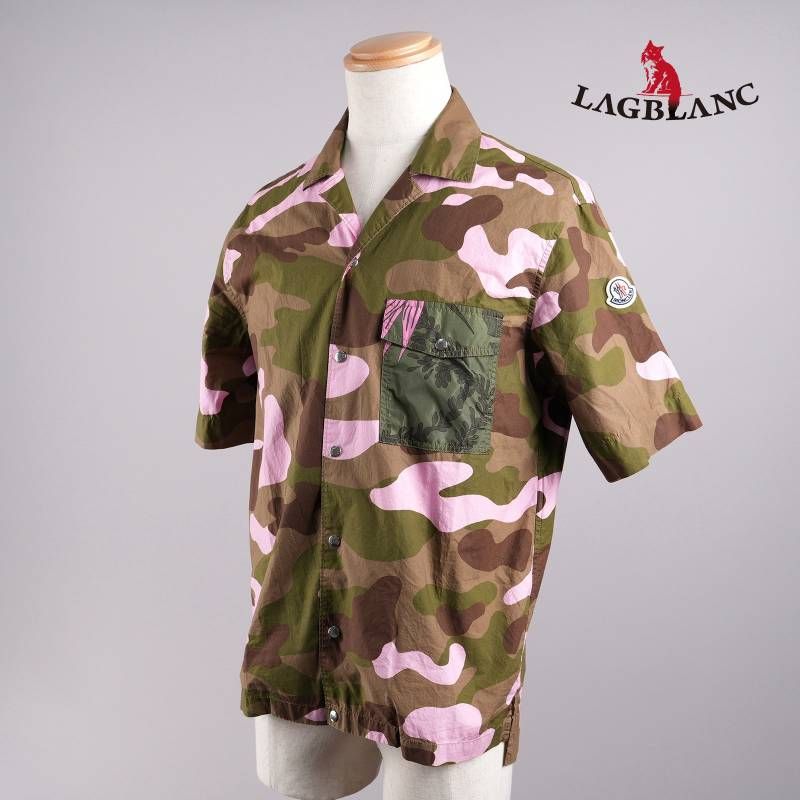 モンクレール 状態ランクA 半袖シャツ サイズM 迷彩 メンズ MONCLER