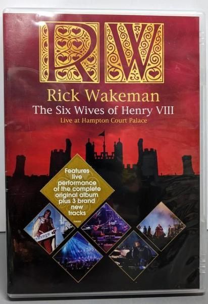 DVD Six Wives of Henry VIII Live at Hampton Court Rick Wakeman Robert Garofalo Lyn Beardsall