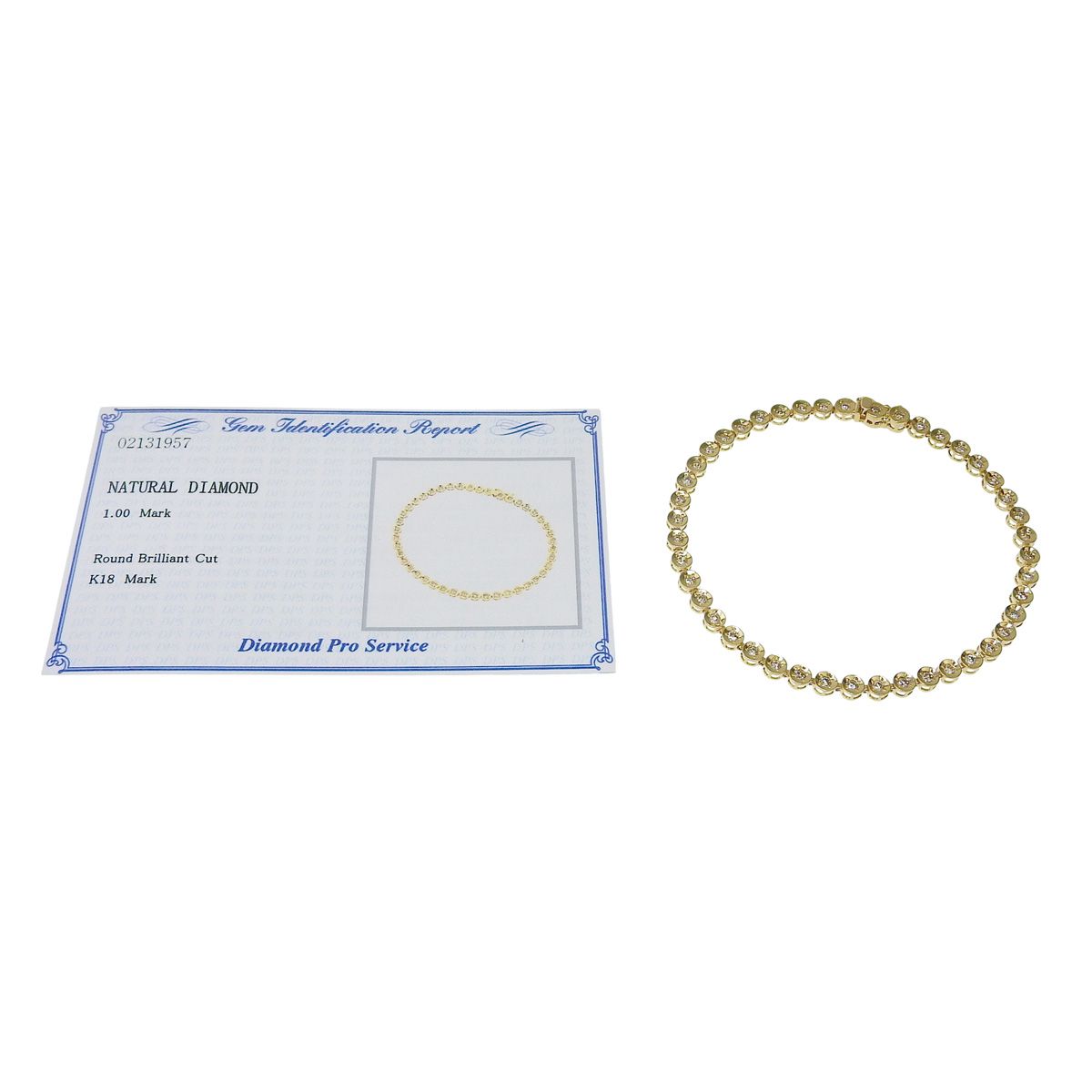 K18YG ブレスレット