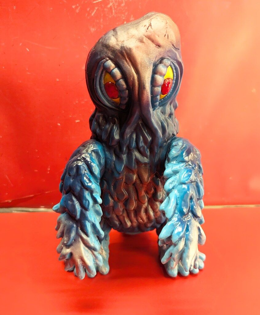 マーミット 世紀の大怪獣シリーズ ヘドラ ギャラリー版 水色成型 青ピンク銀塗装