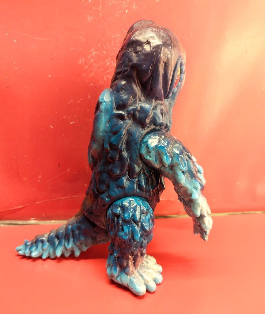 マーミット 世紀の大怪獣シリーズ ヘドラ ギャラリー版 水色成型 青ピンク銀塗装