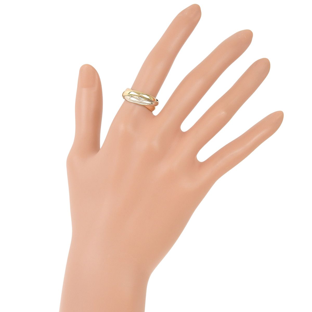 Cartier カルティエ トリニティリング 指輪 クラシック 750（K18PG/YG