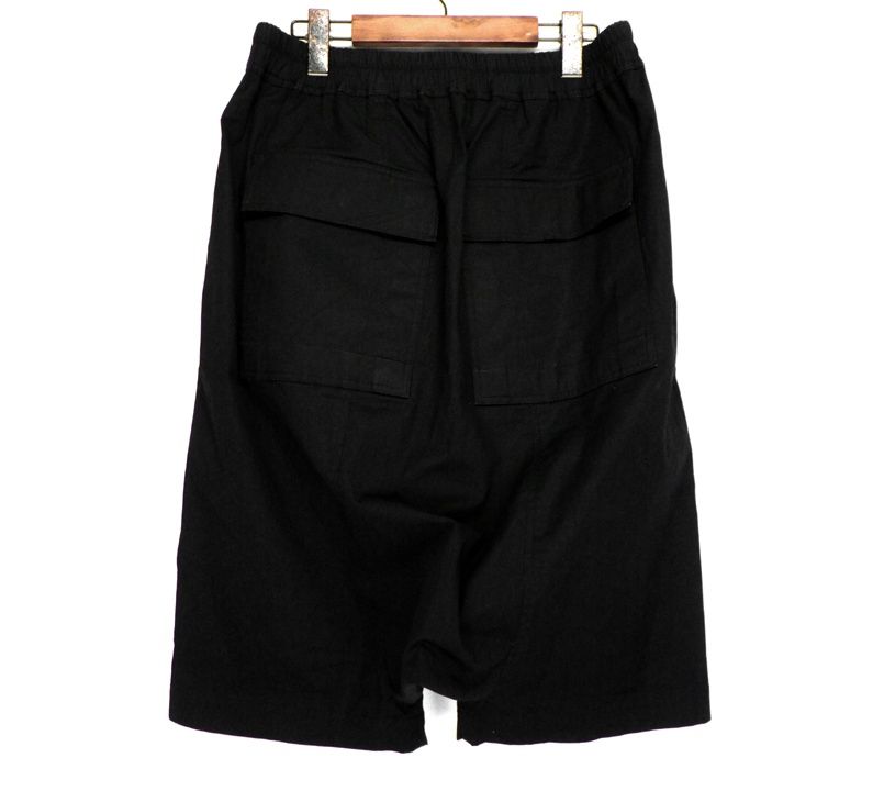 リックオウエンス Rick Owens TE ドローストリング サルエル ショート ハーフ パンツ w 24928