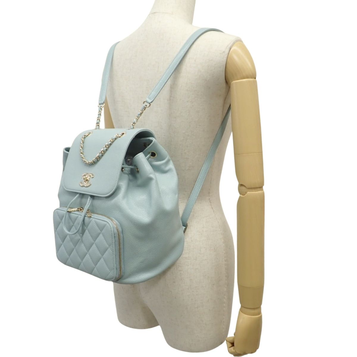 美品✨CHANEL キャビアスキン ビジネスアフィニティ マトラッセ リュック CHANEL 中古良品 シャネル ビジネスアフィニティ バックパック 新作