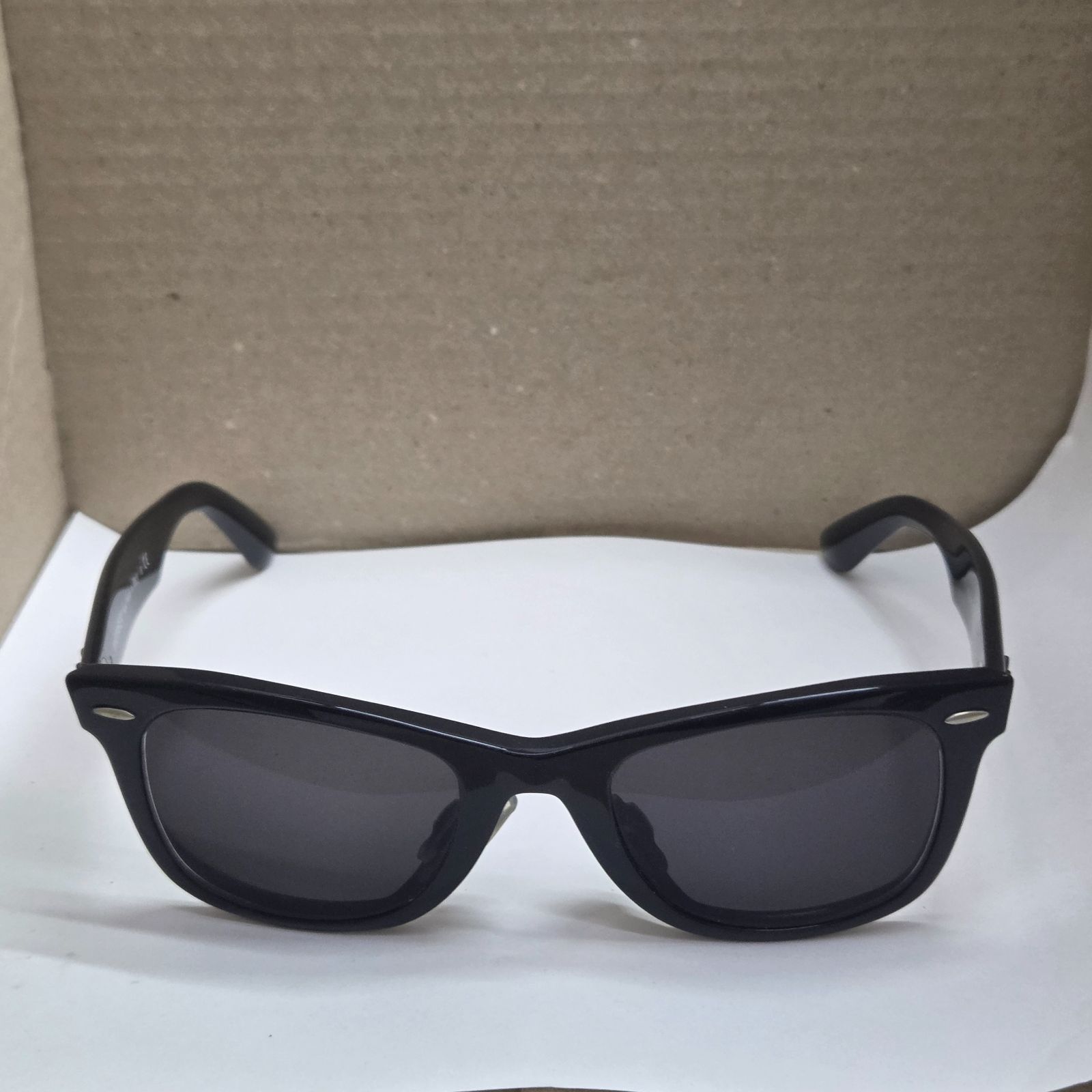 10 S 99444 RAYBANレイバン サングラス ブラックフレーム RB 2140-F 901 52025 150 3 N ケース付き