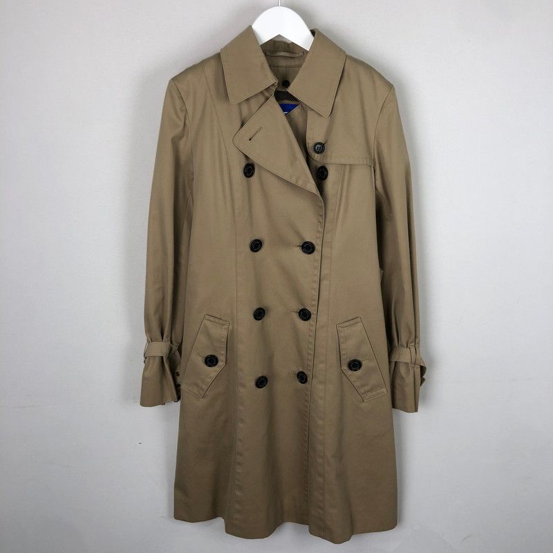 品 BLUE LABEL CRESTBRIDGE ブルーレーベル クレストブリッジ TRENCH COAT 55A10-200-42 トレンチコート ライトアウター 168-251102-yy-26-tei