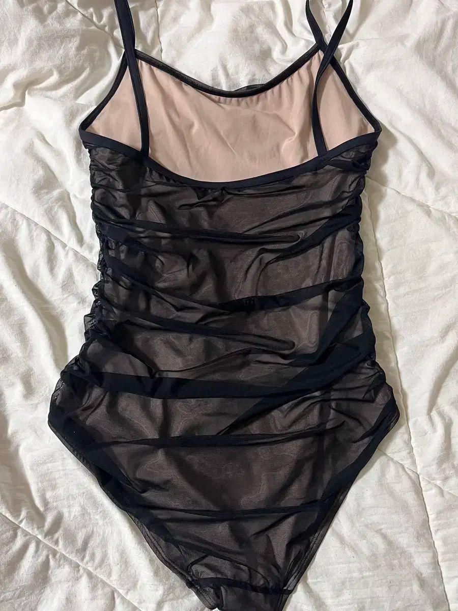 태초 서드스킨 메쉬 ドレープド ベール レオタード LARGE