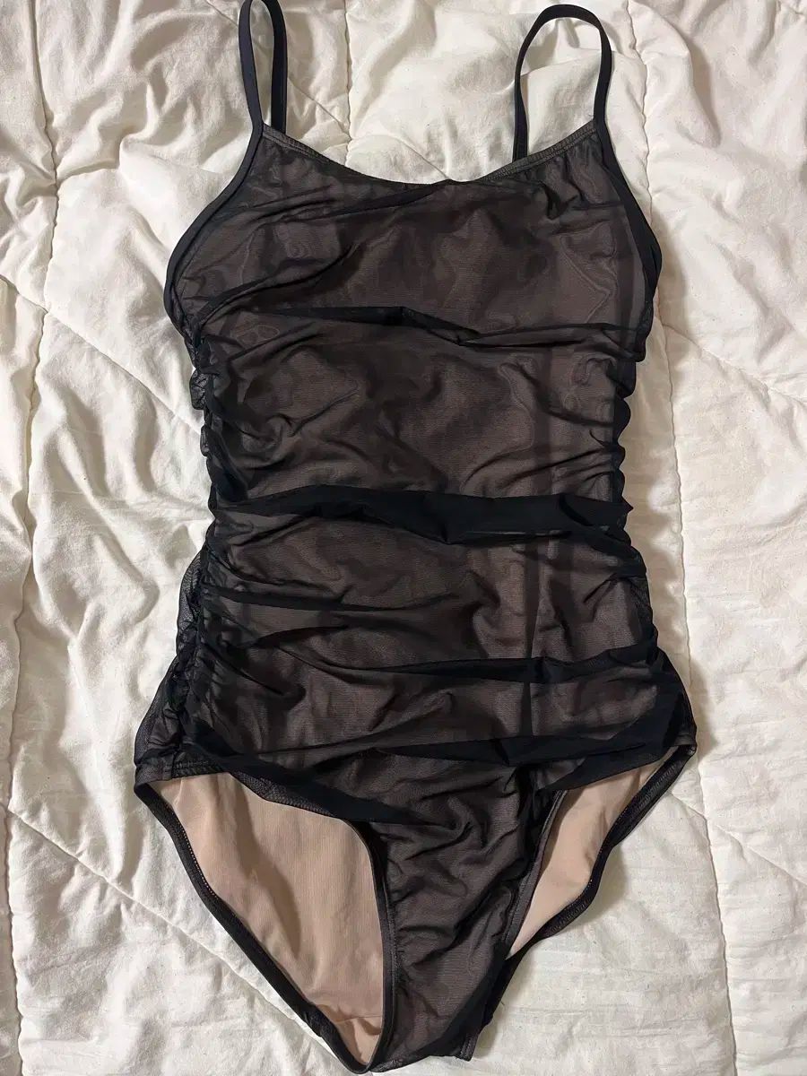 태초 서드스킨 메쉬 ドレープド ベール レオタード LARGE