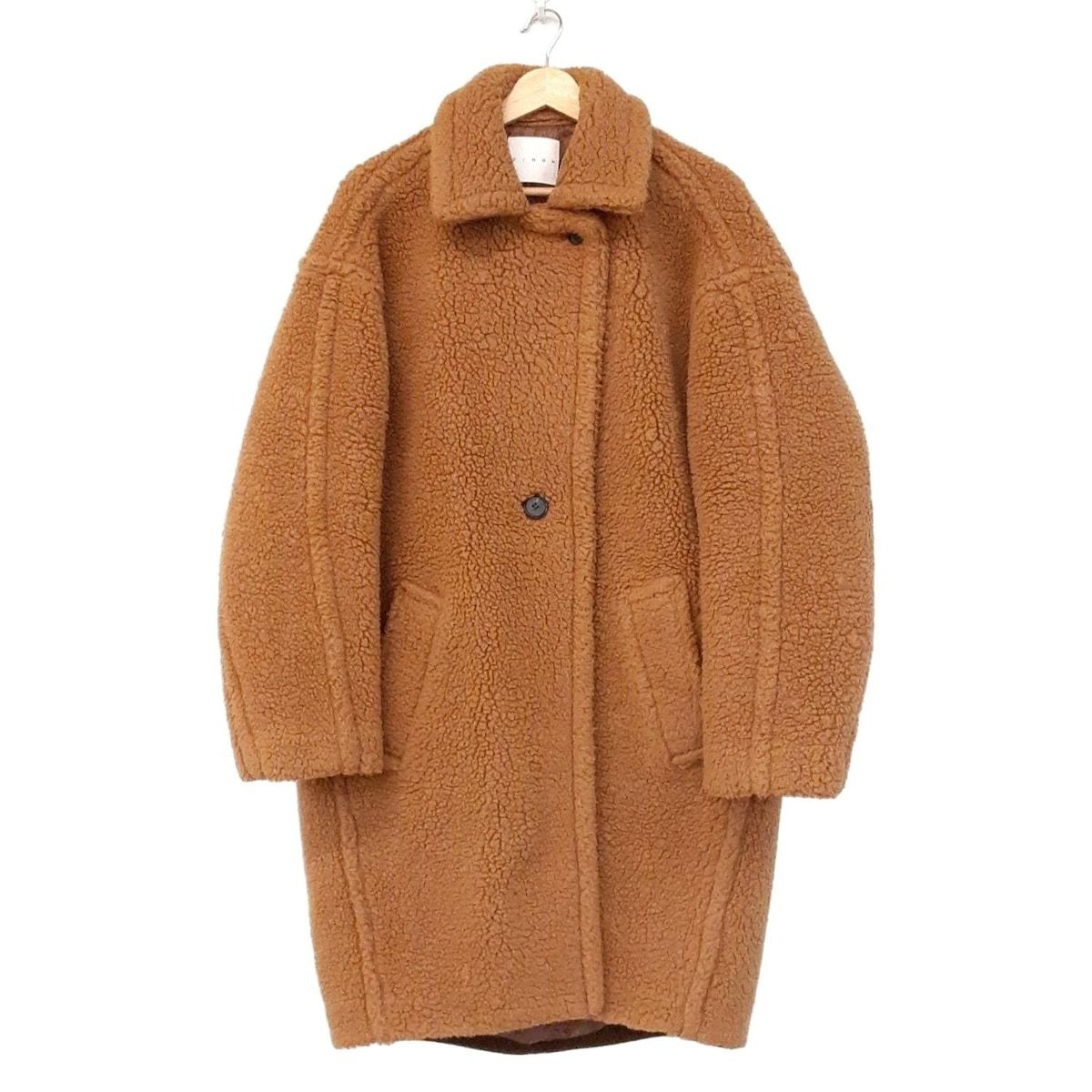 CINOH チノ ボアコート ベージュ38 レディース 冬 アウター