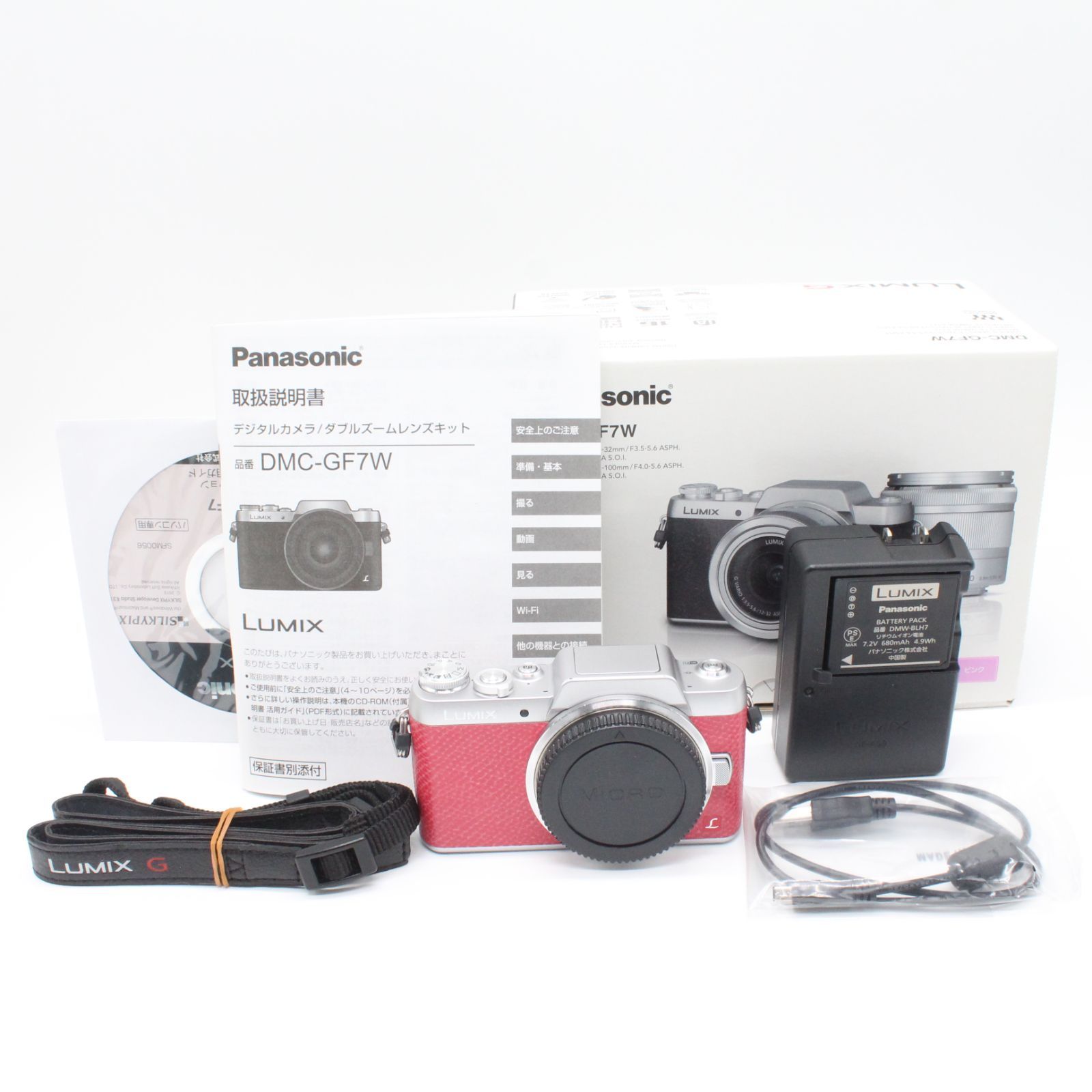 嬉しい本箱・説明書付き！1543ショット！□極上品□ PANASONIC DMC-GF7 
