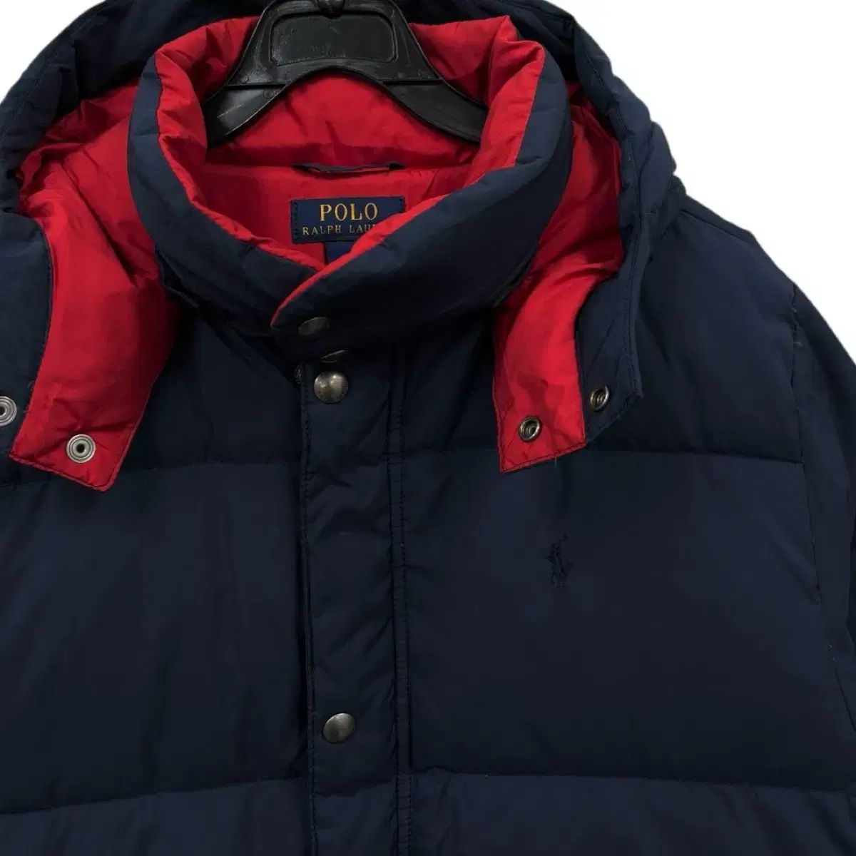 ポロラルフローレン パファー ダウンジャケット フード取り外し L
