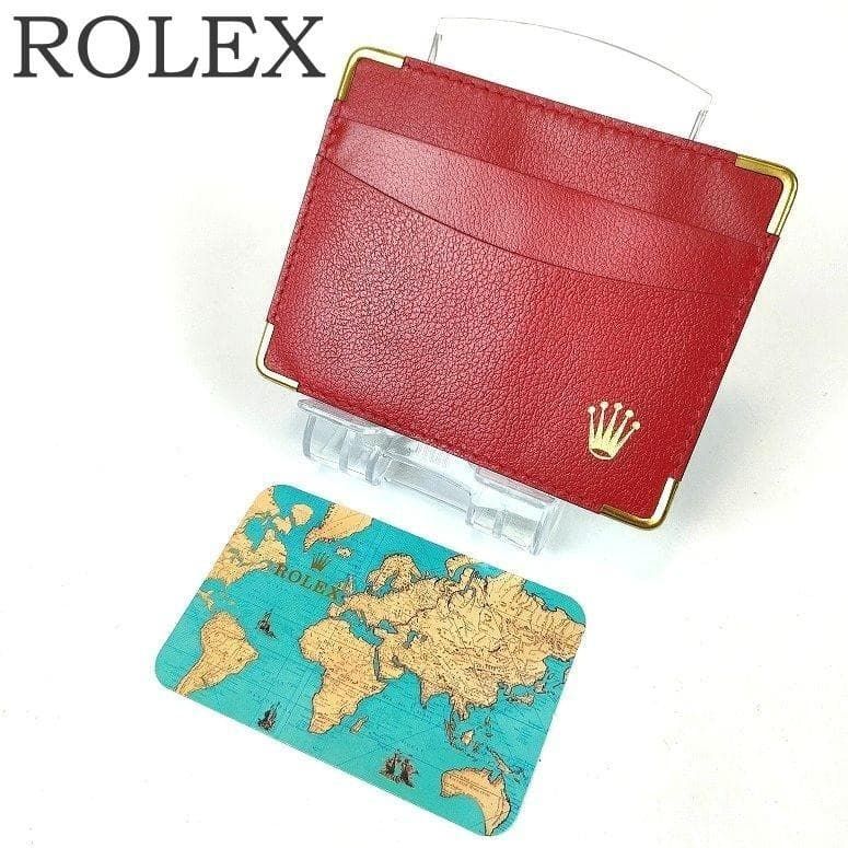 ロレックス ROLEX 赤 Ref.101.60.55 パスケース⁄カードケース 正規美品