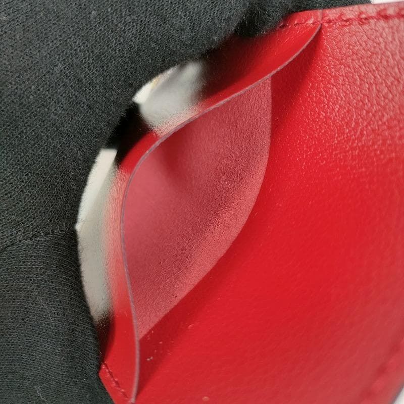 未使用級 ROLEX ロレックス カードケース カード入れ レッド系 赤