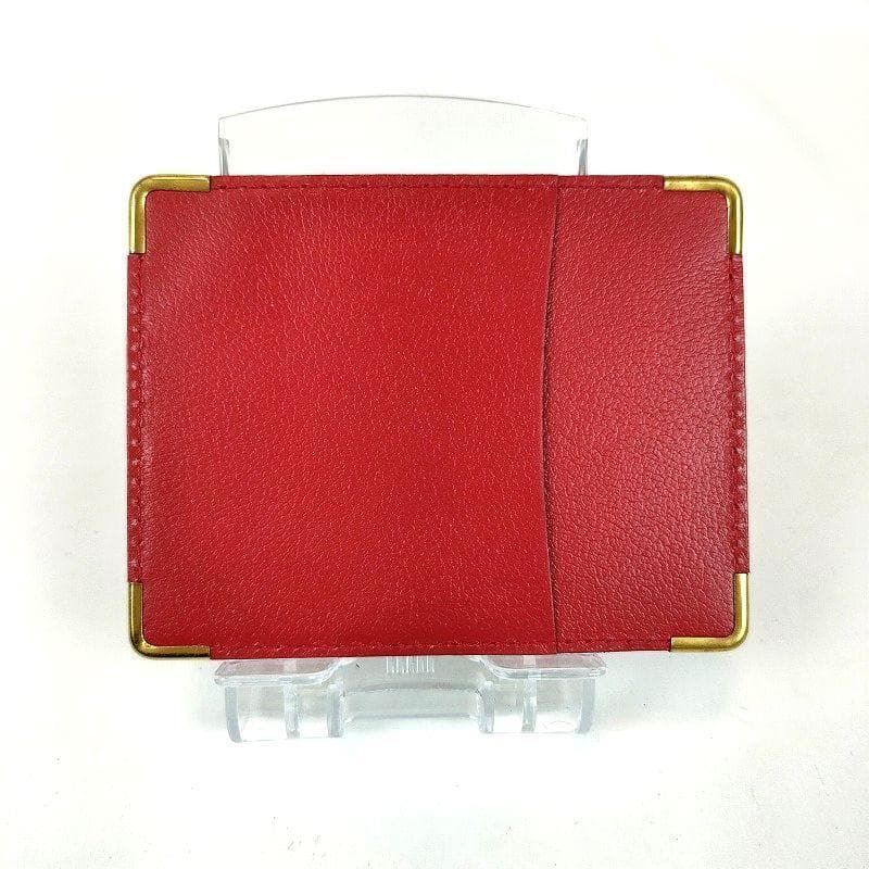 未使用級 ROLEX ロレックス カードケース カード入れ レッド系 赤