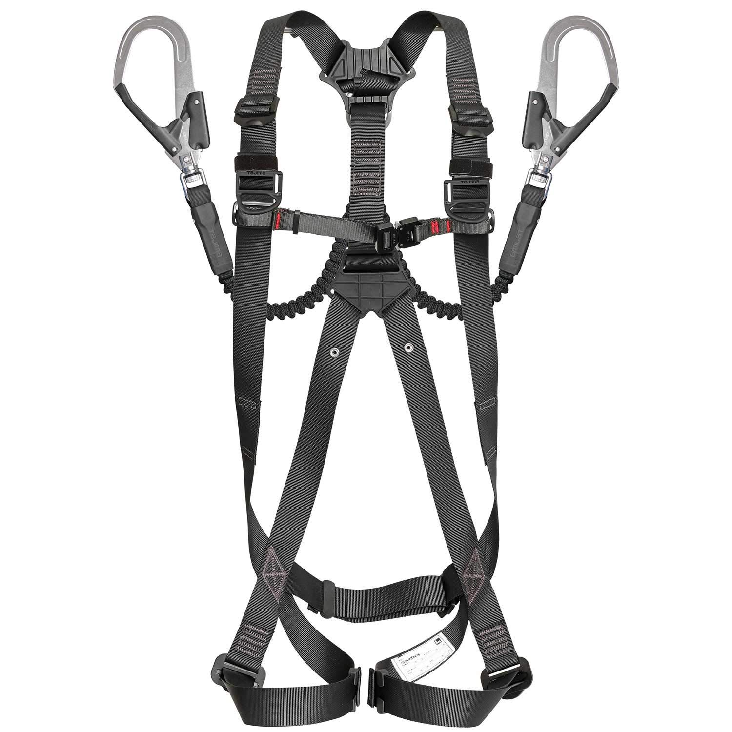 タジマ A1GSLJRWL2BK 黒 ハーネスGS 蛇腹 ダブルL2セットLサイズ