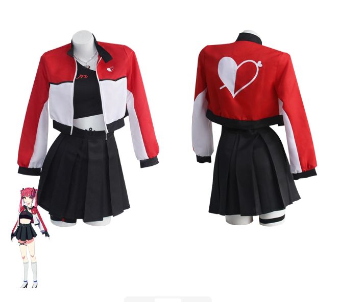 コスプレ ホロライブ 宝鐘マリン通常衣装セット 宝鐘マリン 通常コスプレ フルセット コスオンセン ホロライブ