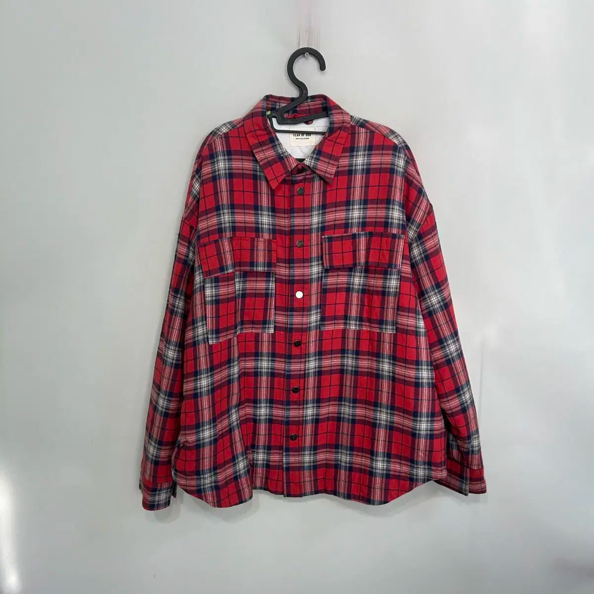 フィアオブゴッド オーバーサイズ CHECK シャツ L