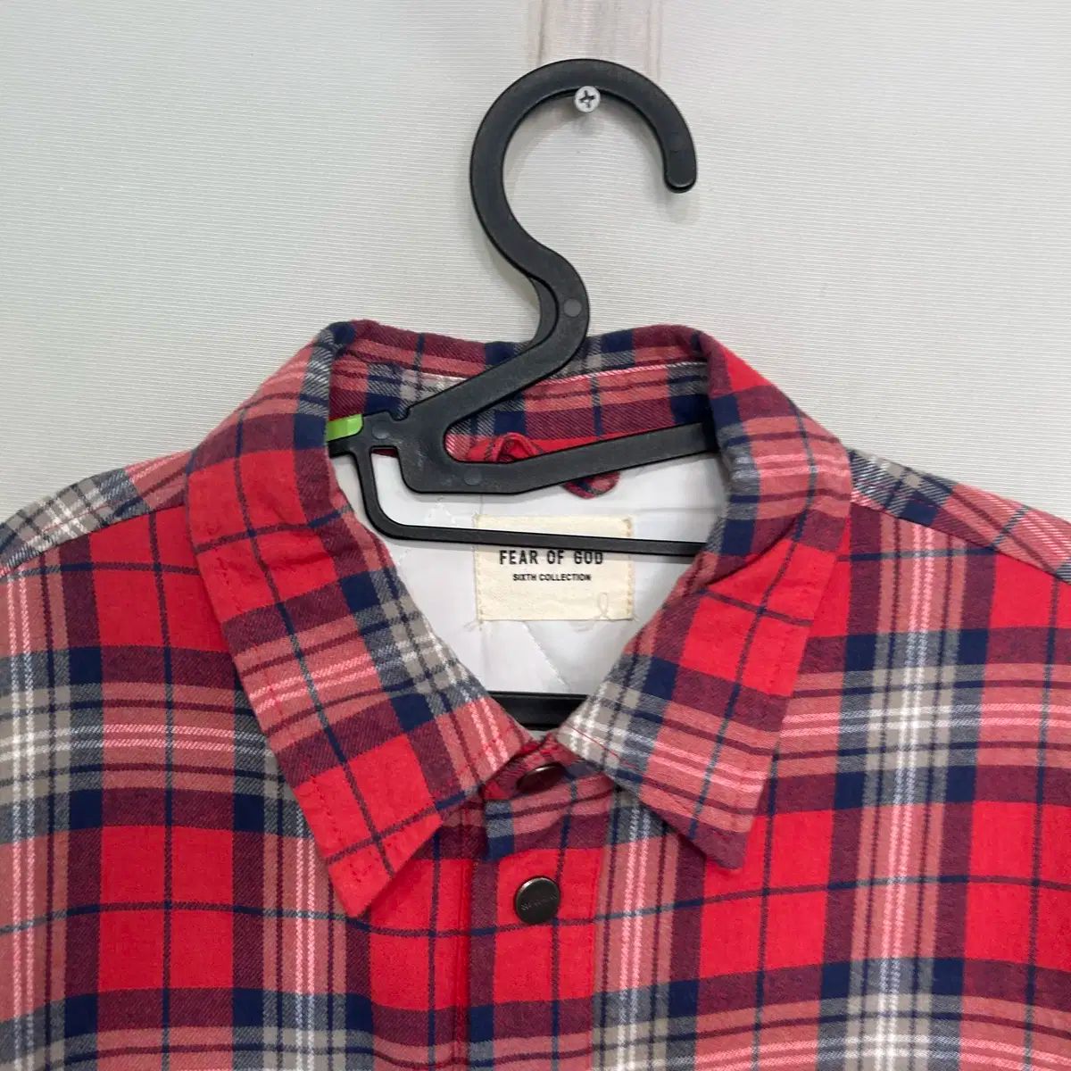 フィアオブゴッド オーバーサイズ CHECK シャツ L